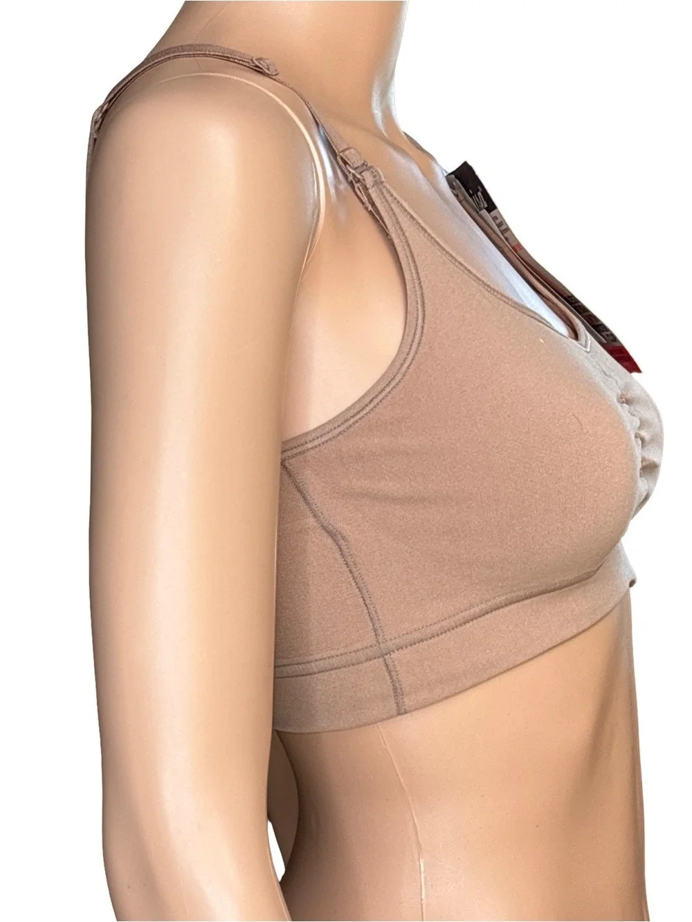 Leonisa Seamless Wireless Nursing Bra Taupe Small-Medium NWT